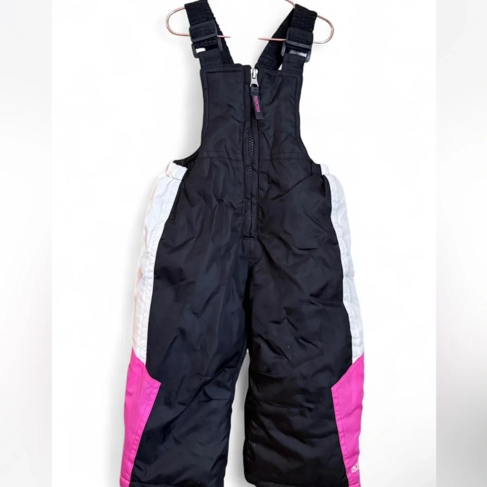 Girls Kids Pacific Trail Two Piece‎ pink and black winter vacation snowsuit